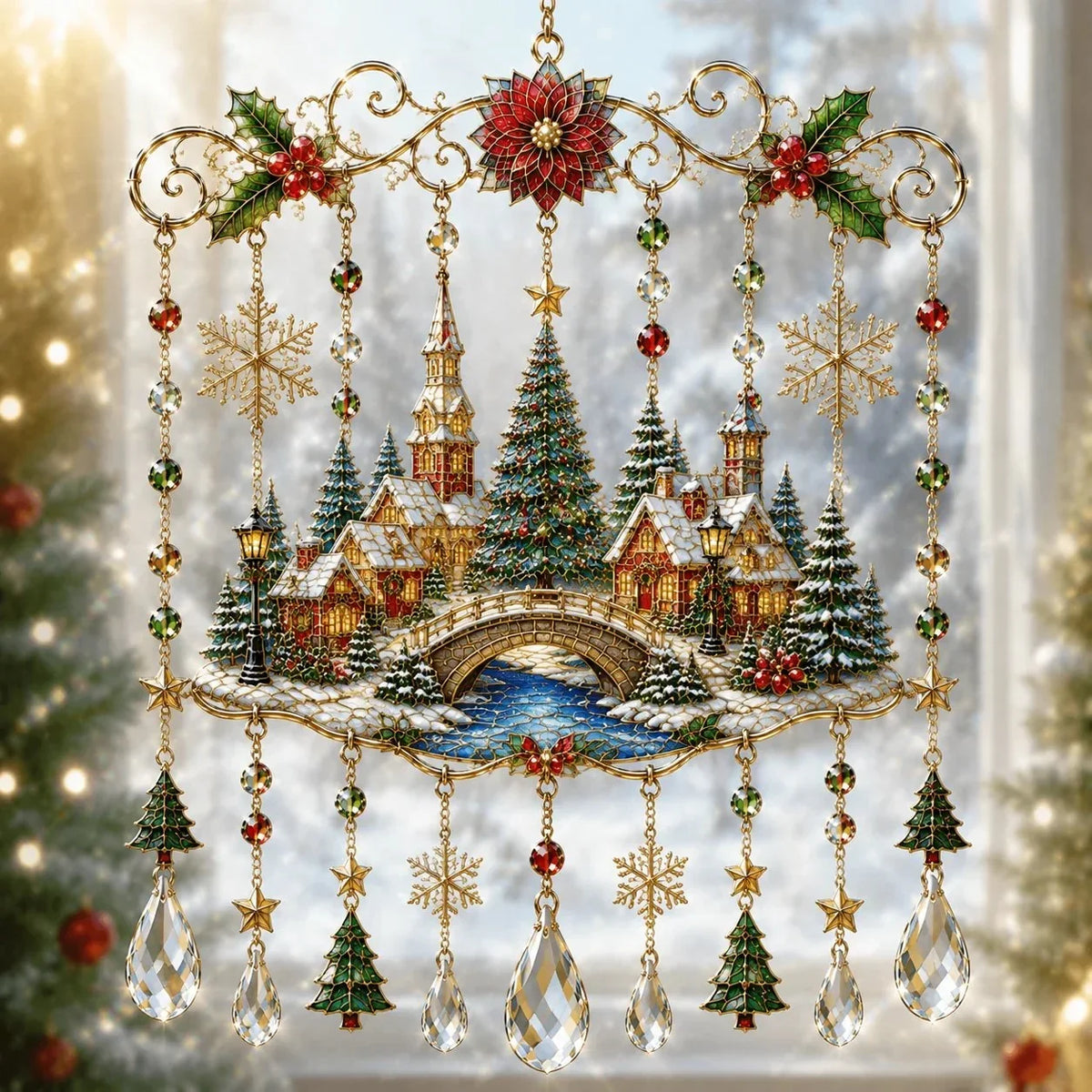 Purpose-Built Handmade Stained Glass Window Hanging for Everyday Use