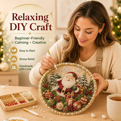 Four-Season Pearl Wreath Craft Set for Hanging Displays