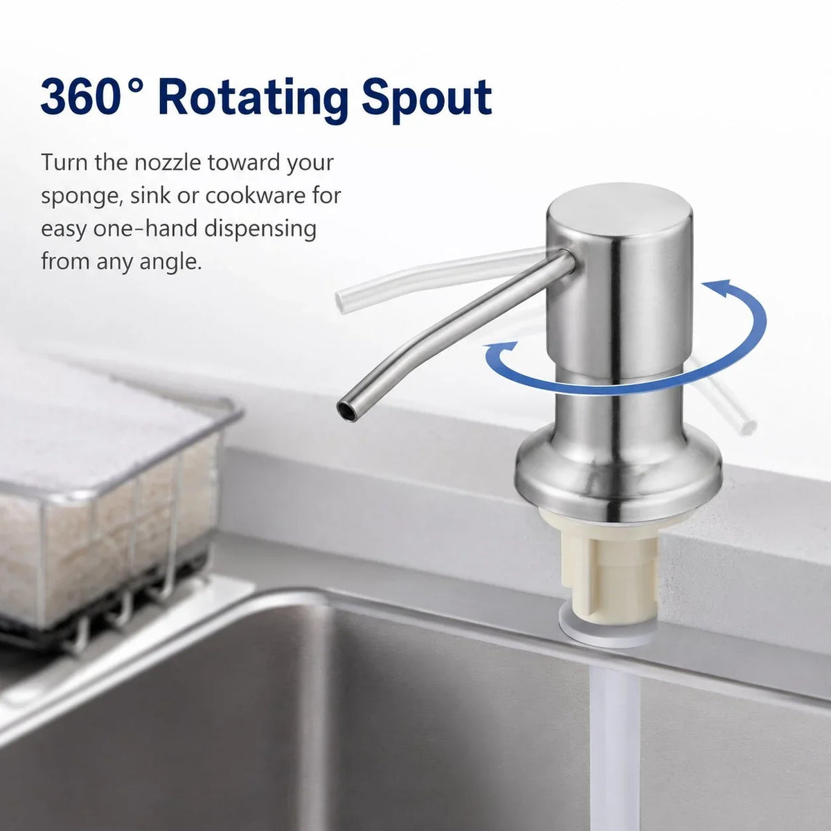 Practical Kitchen Sink Soap Dispensers for Kitchen Prep