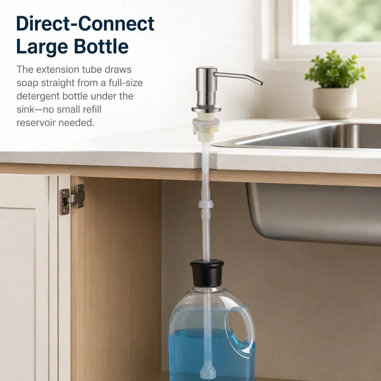 Practical Kitchen Sink Soap Dispensers for Kitchen Prep