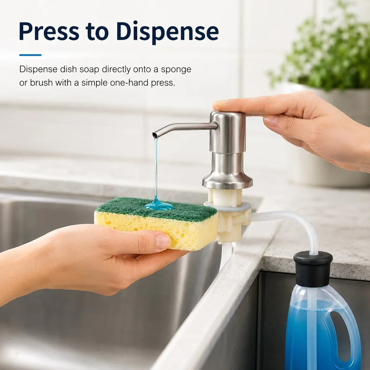 Practical Kitchen Sink Soap Dispensers for Kitchen Prep
