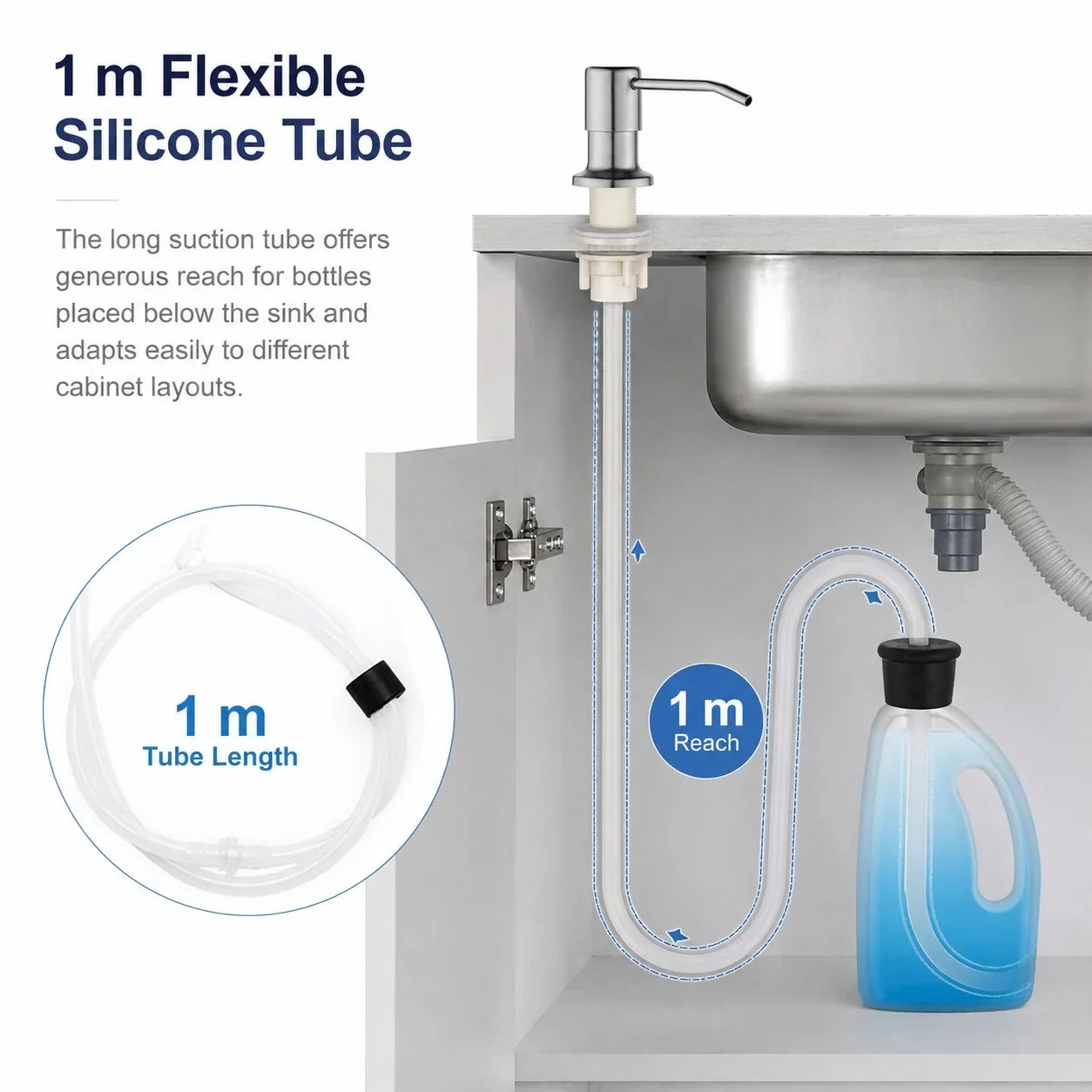 Practical Kitchen Sink Soap Dispensers for Kitchen Prep