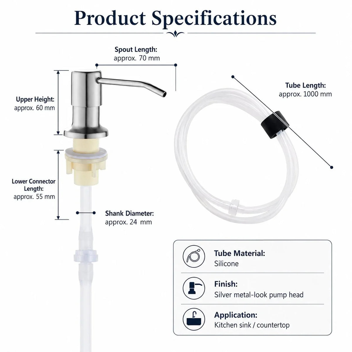Practical Kitchen Sink Soap Dispensers for Kitchen Prep