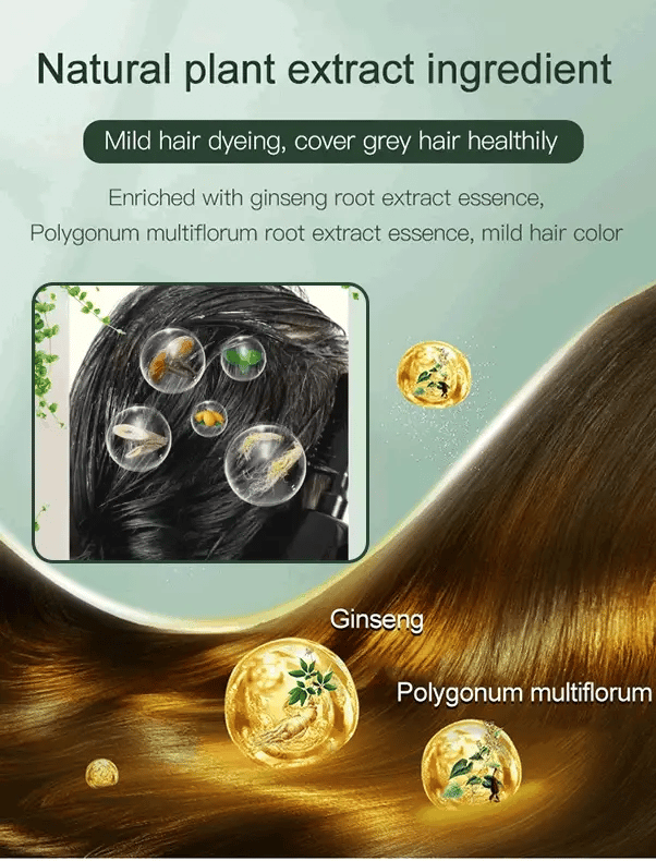 Purpose-Built Plant extract hair dye essence for Everyday Use