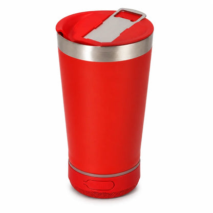Music Tumbler with Bluetooth Audio and Color-Changing LEDs