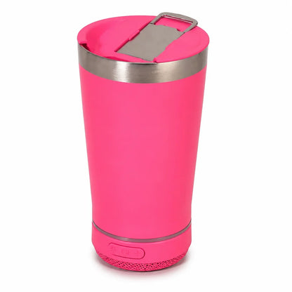 Music Tumbler with Bluetooth Audio and Color-Changing LEDs