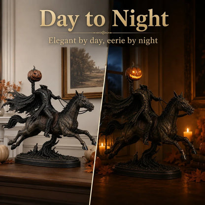 Midnight Chase Headless Horseman Display Statue