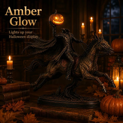 Midnight Chase Headless Horseman Display Statue
