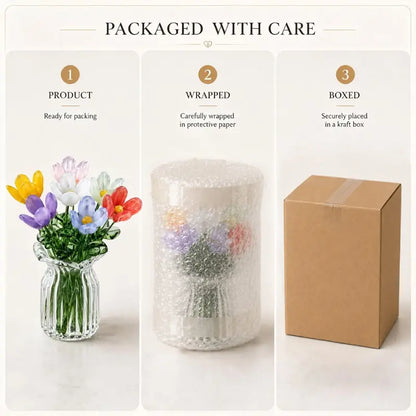 Purpose-Built Mini Dollhouse Flower Vase – Tiny Artificial Floral