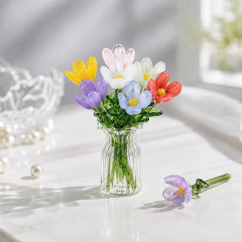 Purpose-Built Mini Dollhouse Flower Vase – Tiny Artificial Floral