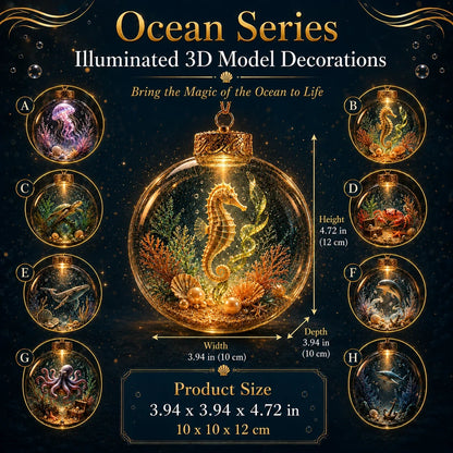 Purpose-Built Ocean Series Illuminated 3D Model