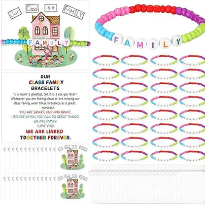 Distinctive Pack of 25 Welcome Bead Bracelets - Strengthen Classroom
