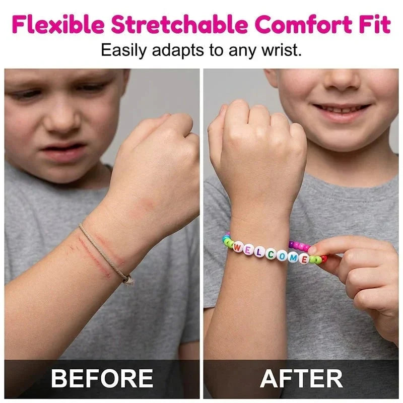 Distinctive Pack of 25 Welcome Bead Bracelets - Strengthen Classroom