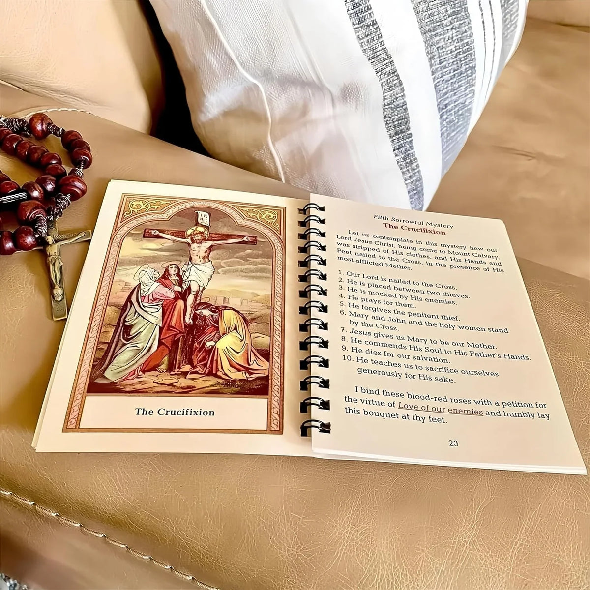 Distinctive Pocket Size Rosary Meditation BookThe Rosary The Prayer