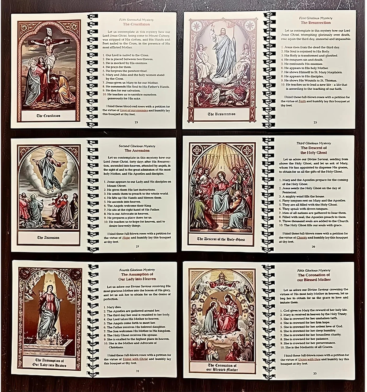 Distinctive Pocket Size Rosary Meditation BookThe Rosary The Prayer