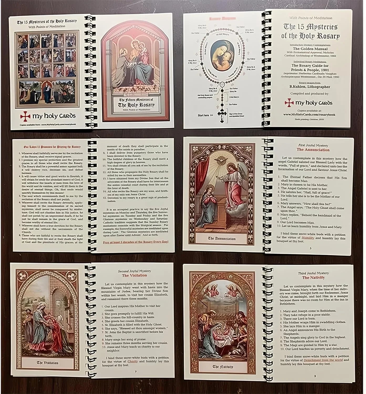 Distinctive Pocket Size Rosary Meditation BookThe Rosary The Prayer