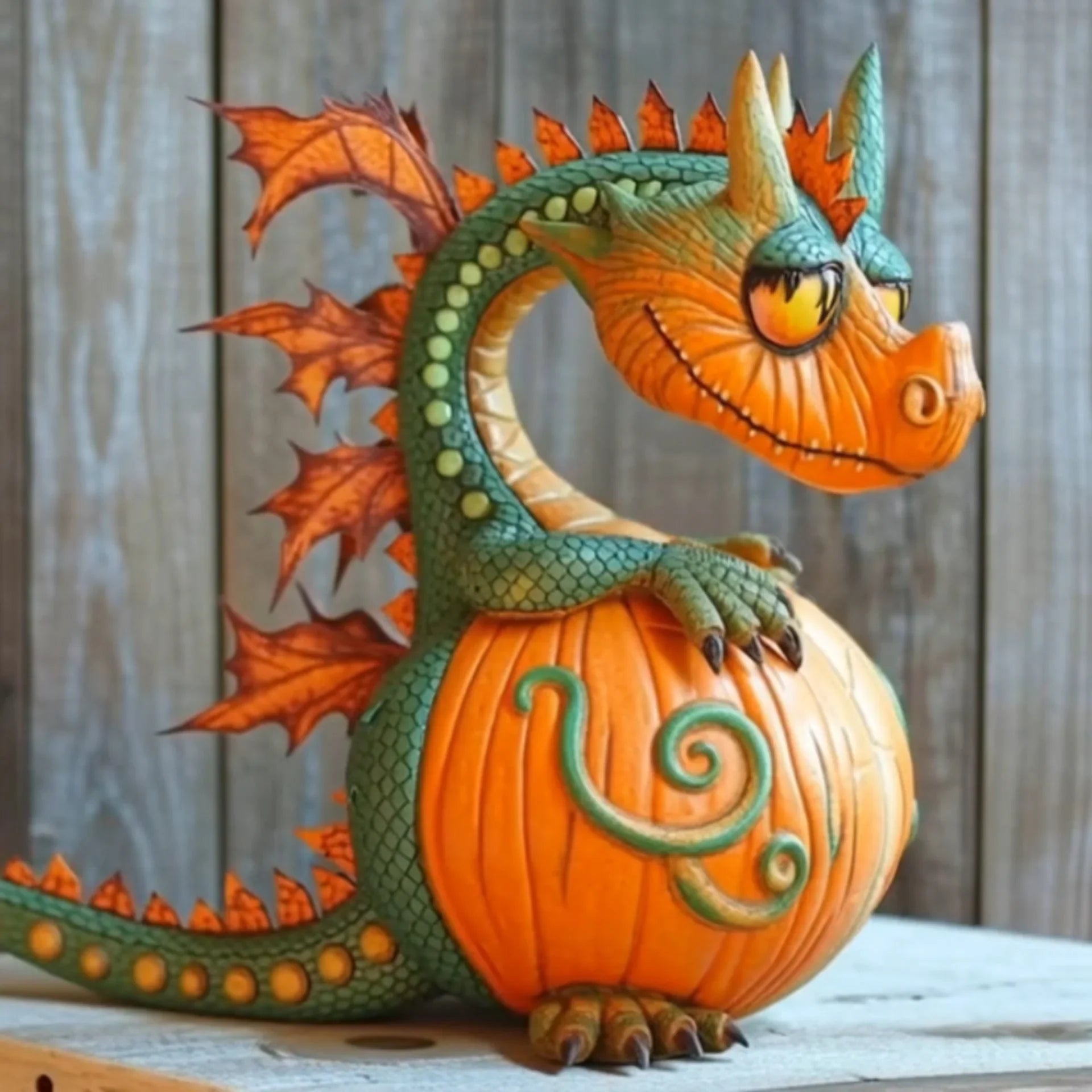 Purpose-Built Pumpkin Dragon – The Guardian of Your
