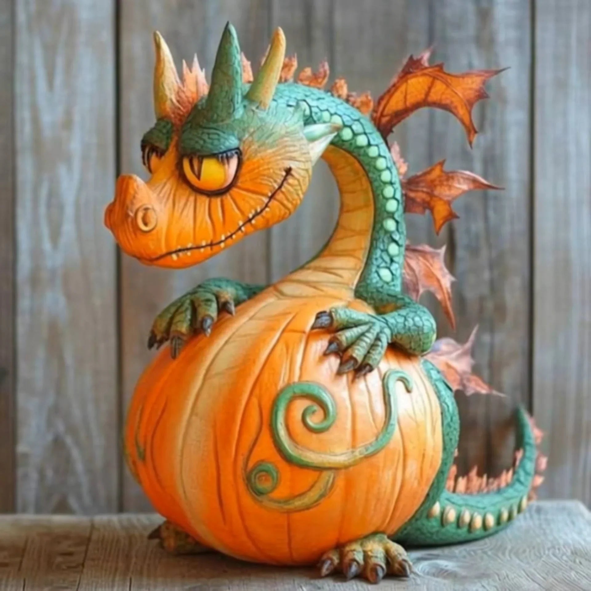 Purpose-Built Pumpkin Dragon – The Guardian of Your