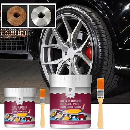 Purpose-Built Time- Rust Converter Metallic Paint – One coat stops