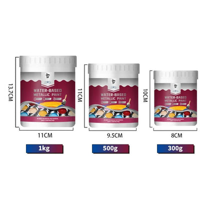 Purpose-Built Time- Rust Converter Metallic Paint – One coat stops