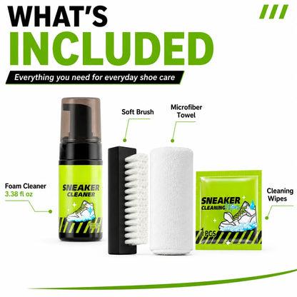 Vehicle-Ready Shoe Care Kit – 4-in-1 Complete Cleaner