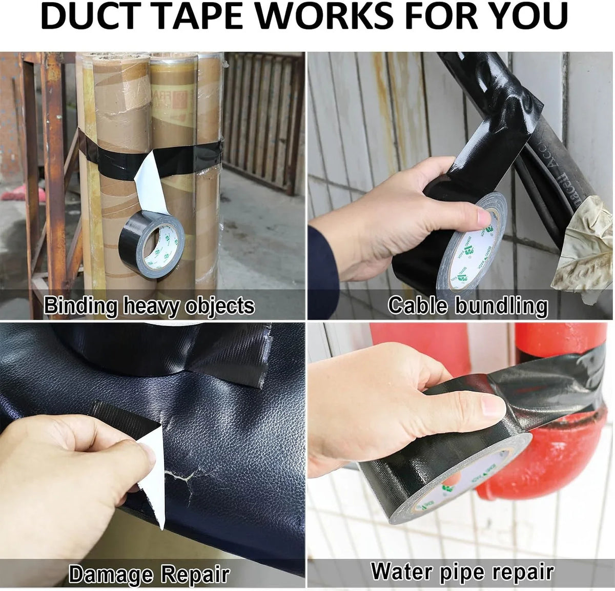 Purpose-Built Stop All Leaks Instantly – One Tape for All Emergency