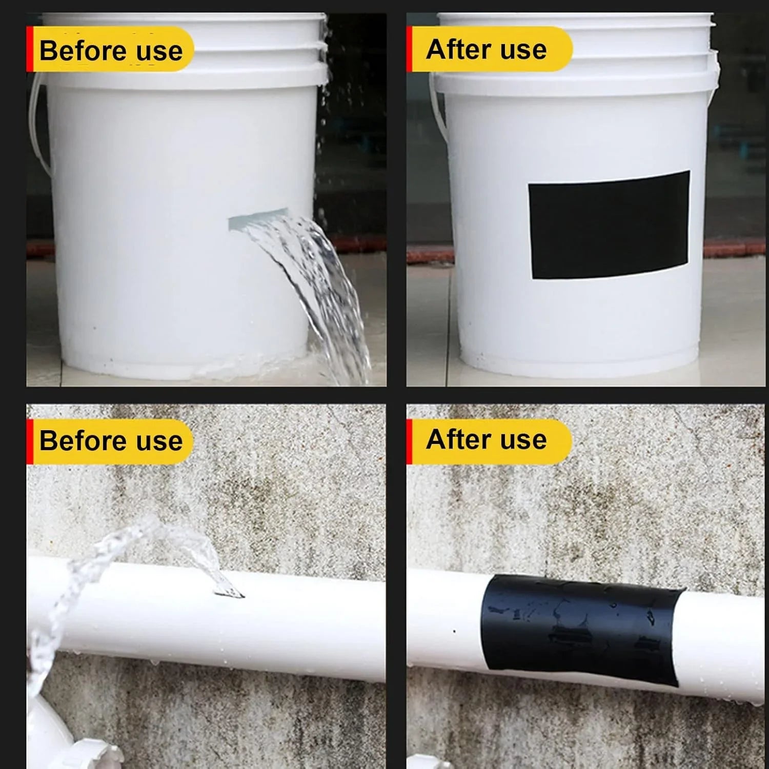 Purpose-Built Stop All Leaks Instantly – One Tape for All Emergency