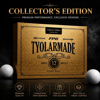 Collector's Edition Golf Balls, 12-Piece Set for Players and Gifts