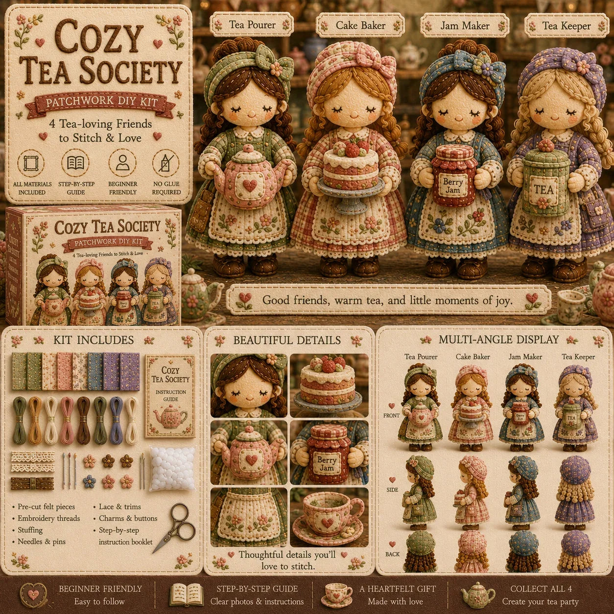 Hands-On Tiny Worlds Collection – Patchwork DIY Kit
