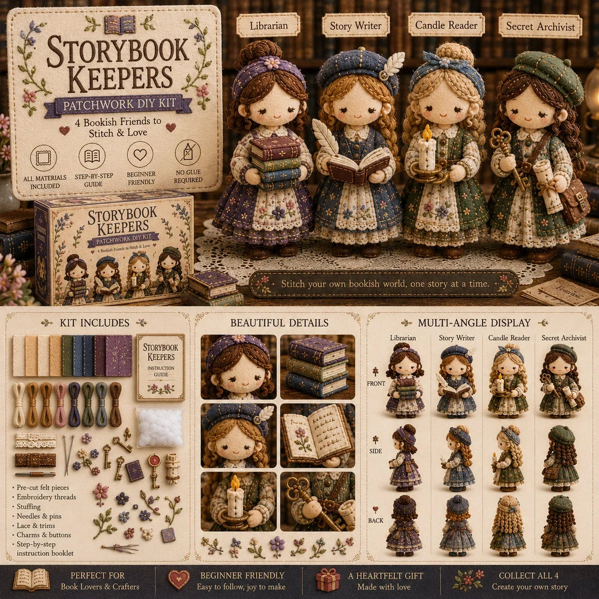 Hands-On Tiny Worlds Collection – Patchwork DIY Kit