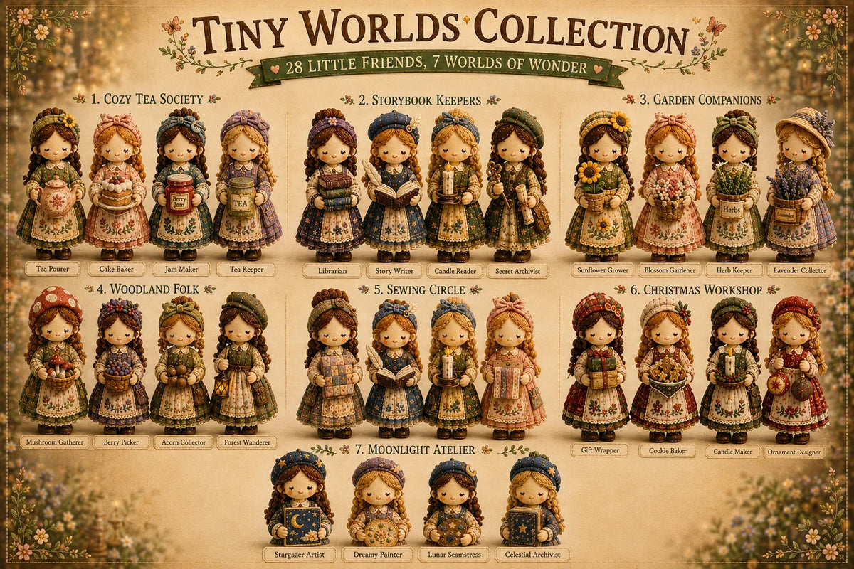 Hands-On Tiny Worlds Collection – Patchwork DIY Kit
