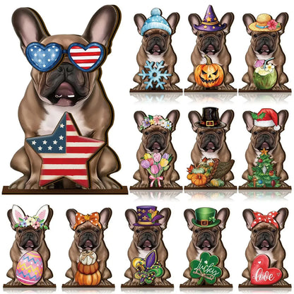 Pet-Friendly Unique Personalized Pet Lovers Interchangeable Seasonal