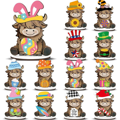 Pet-Friendly Unique Personalized Pet Lovers Interchangeable Seasonal