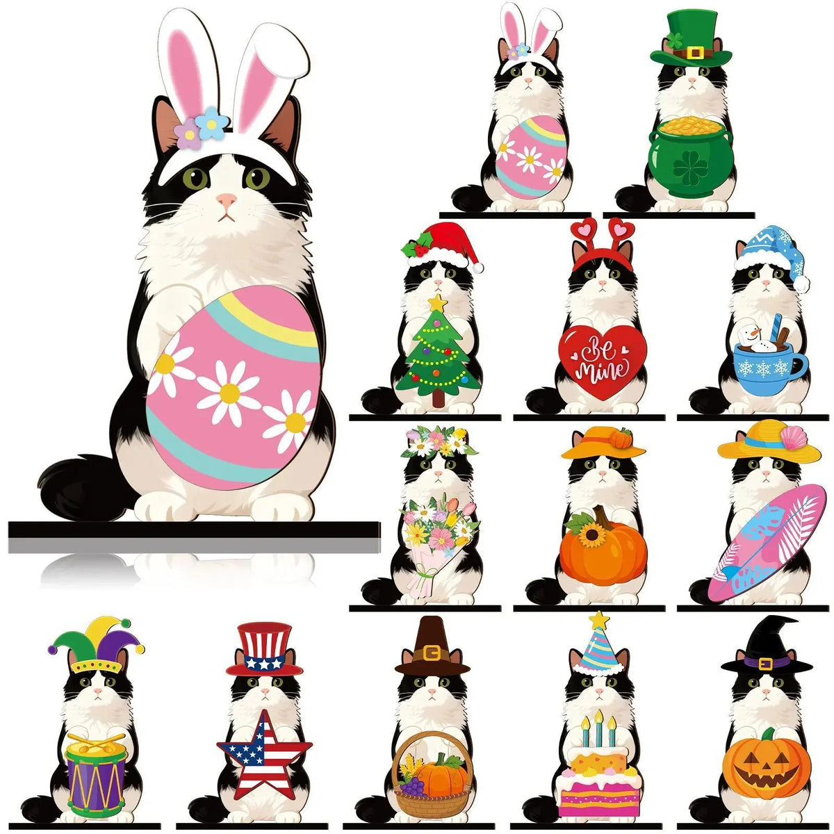 Pet-Friendly Unique Personalized Pet Lovers Interchangeable Seasonal