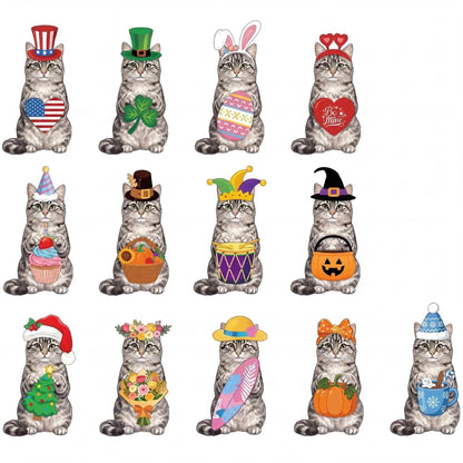 Pet-Friendly Unique Personalized Pet Lovers Interchangeable Seasonal