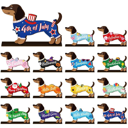 Pet-Friendly Unique Personalized Pet Lovers Interchangeable Seasonal