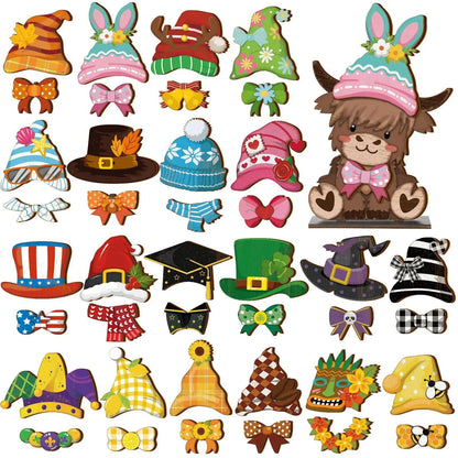 Pet-Friendly Unique Personalized Pet Lovers Interchangeable Seasonal