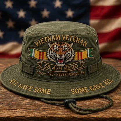 Distinctive Vietnam Veteran 58,479 Hero Boonie Hat for Everyday Wear