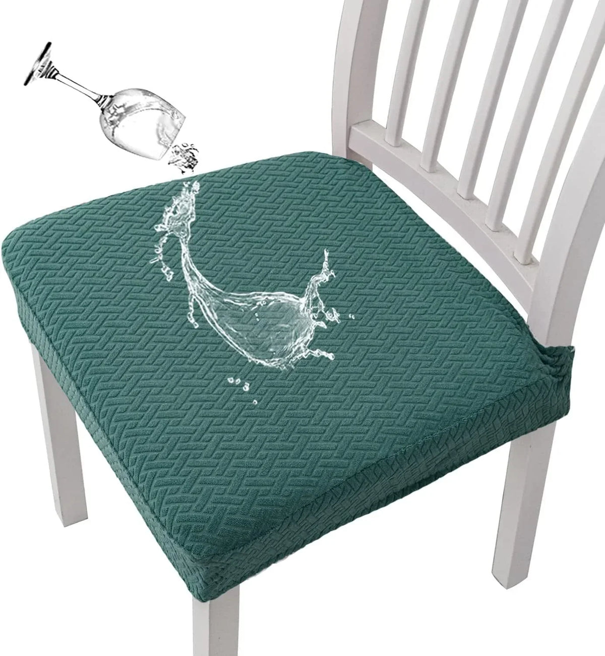 Easy-Care Waterproof Jacquard Chair Covers Durable, Stylish &