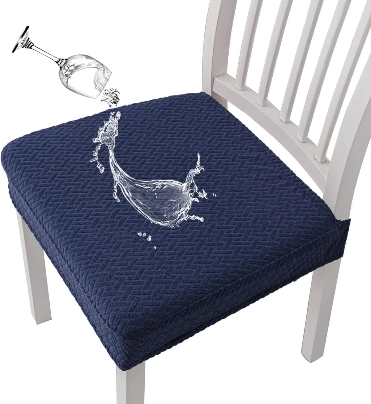 Easy-Care Waterproof Jacquard Chair Covers Durable, Stylish &