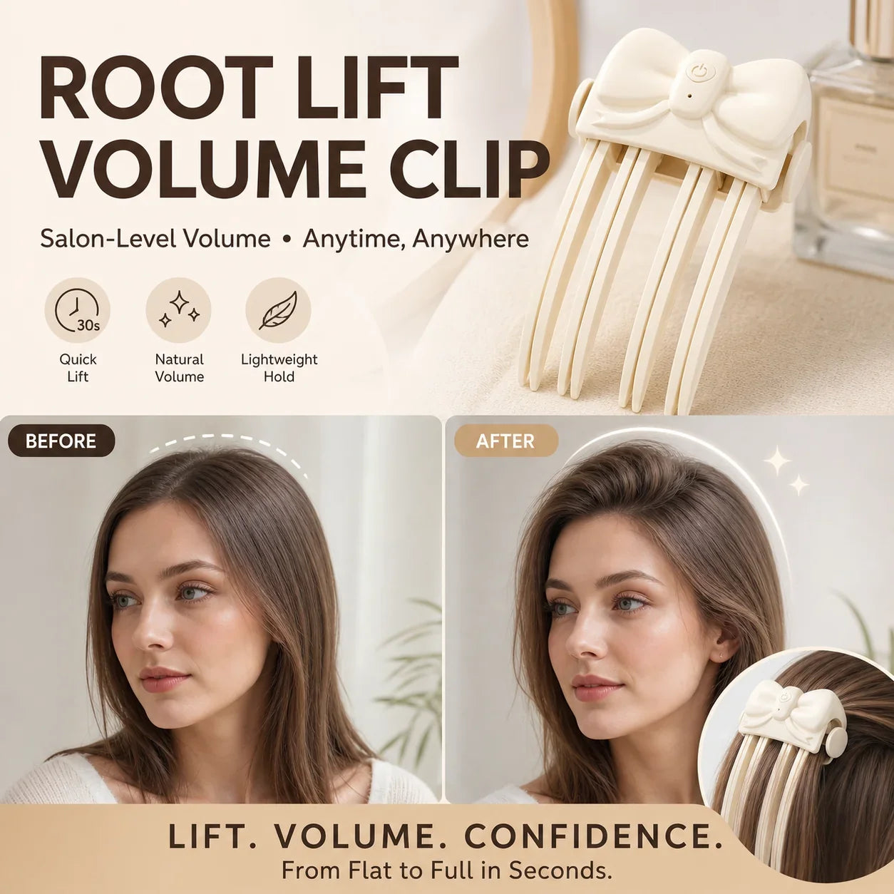 Workshop-Ready Wireless Heated Volumizing Root Lift – Wireless Heated