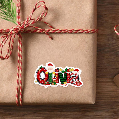A Little Love Note from You Make Your Gifts Extra Special This Christmas - Personalized Waterproof Stickers