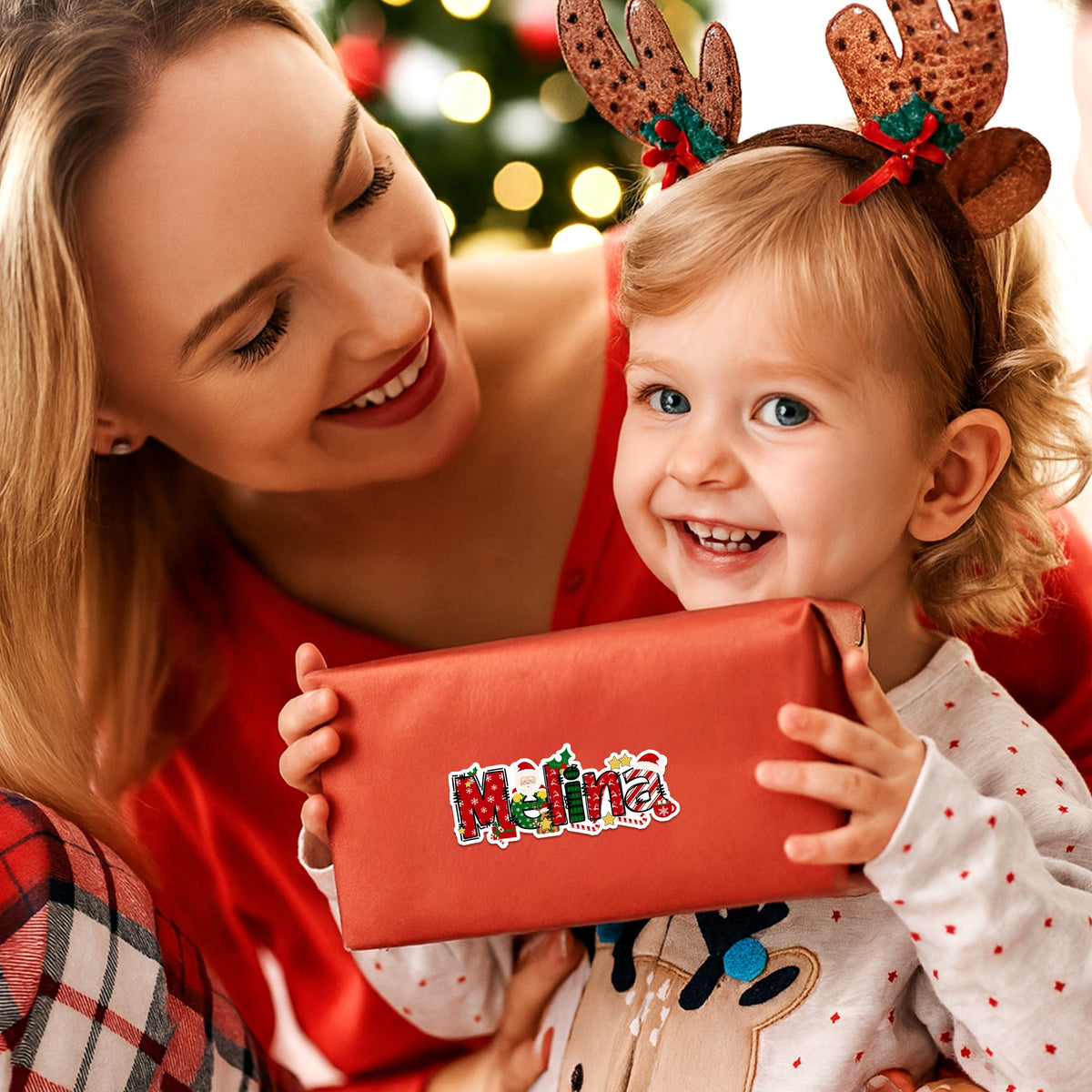 A Little Love Note from You Make Your Gifts Extra Special This Christmas - Personalized Waterproof Stickers